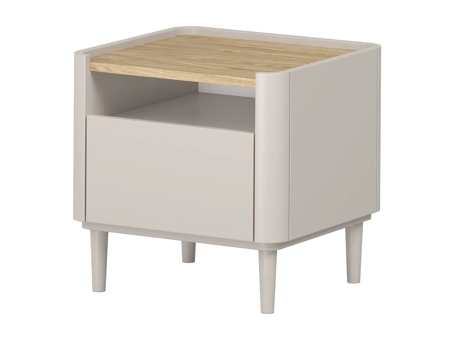 Elivo Nachttisch mit 1 Schublade