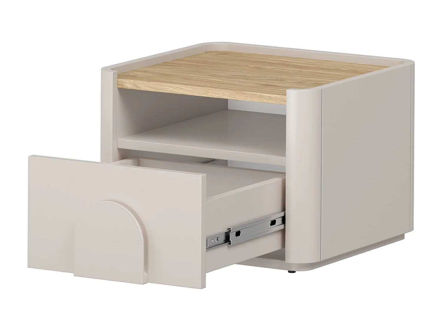 Nachttisch mit einer Schublade