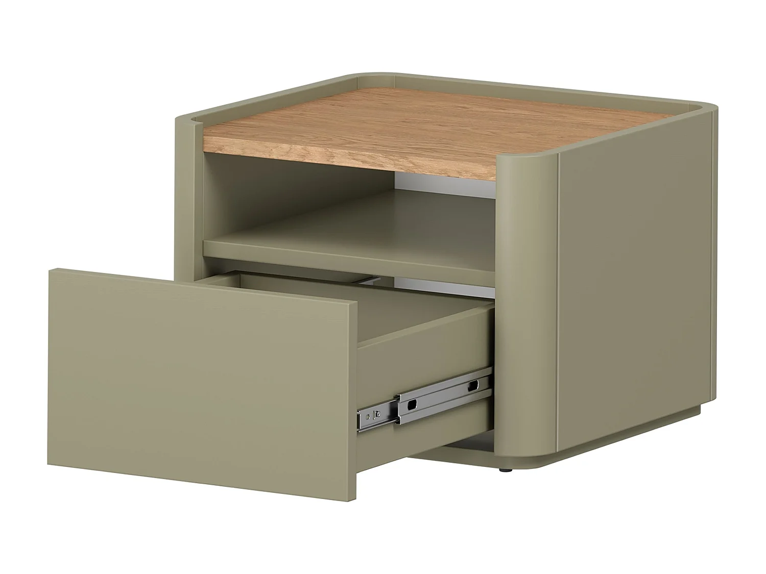 Elivo Nachttisch mit 1 Schublade