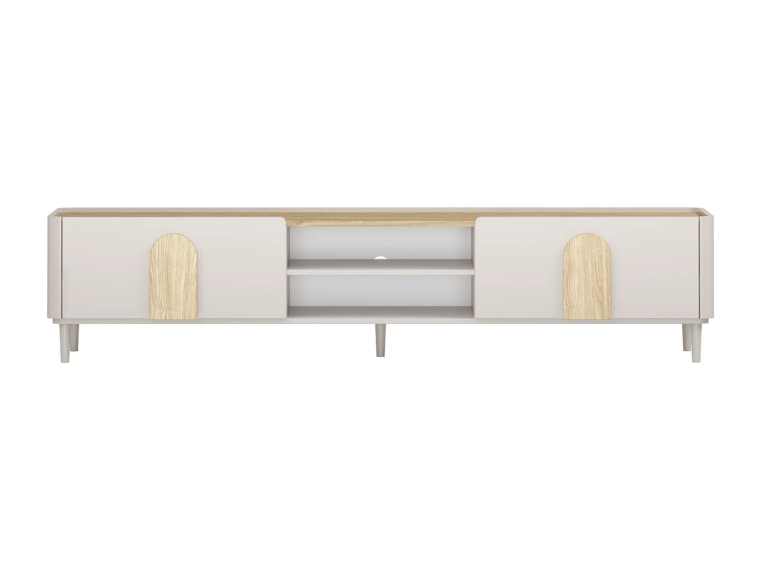 TV-meubel met 1 deur en 1 lade, 220 cm