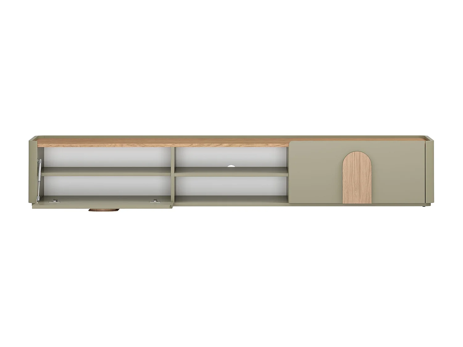 TV-meubel met 1 deur en 1 lade, 220 cm