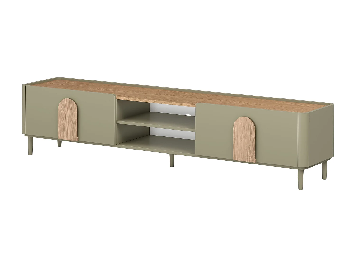 TV-meubel met 1 deur en 1 lade, 220 cm
