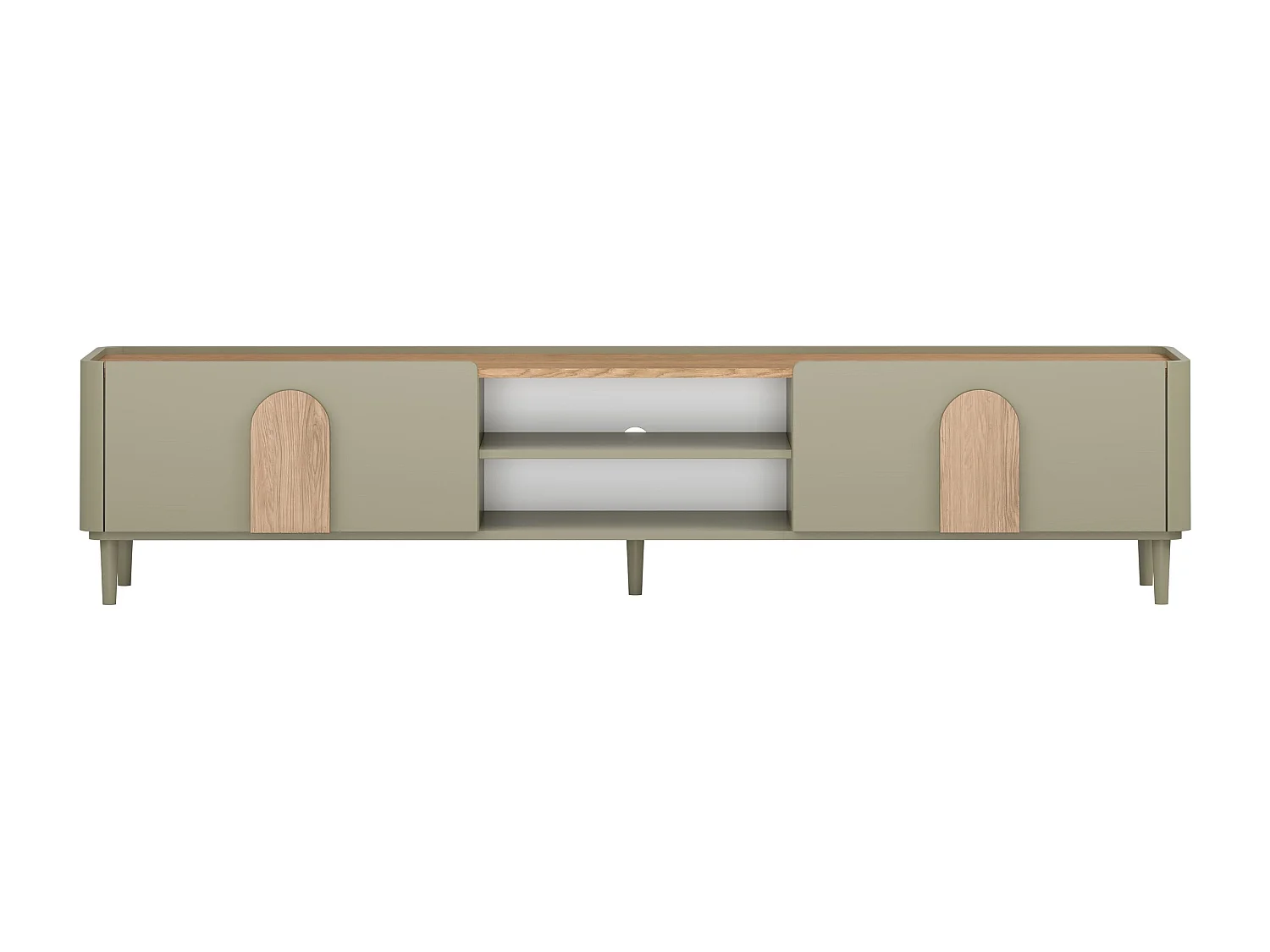 TV-meubel met 1 deur en 1 lade, 220 cm