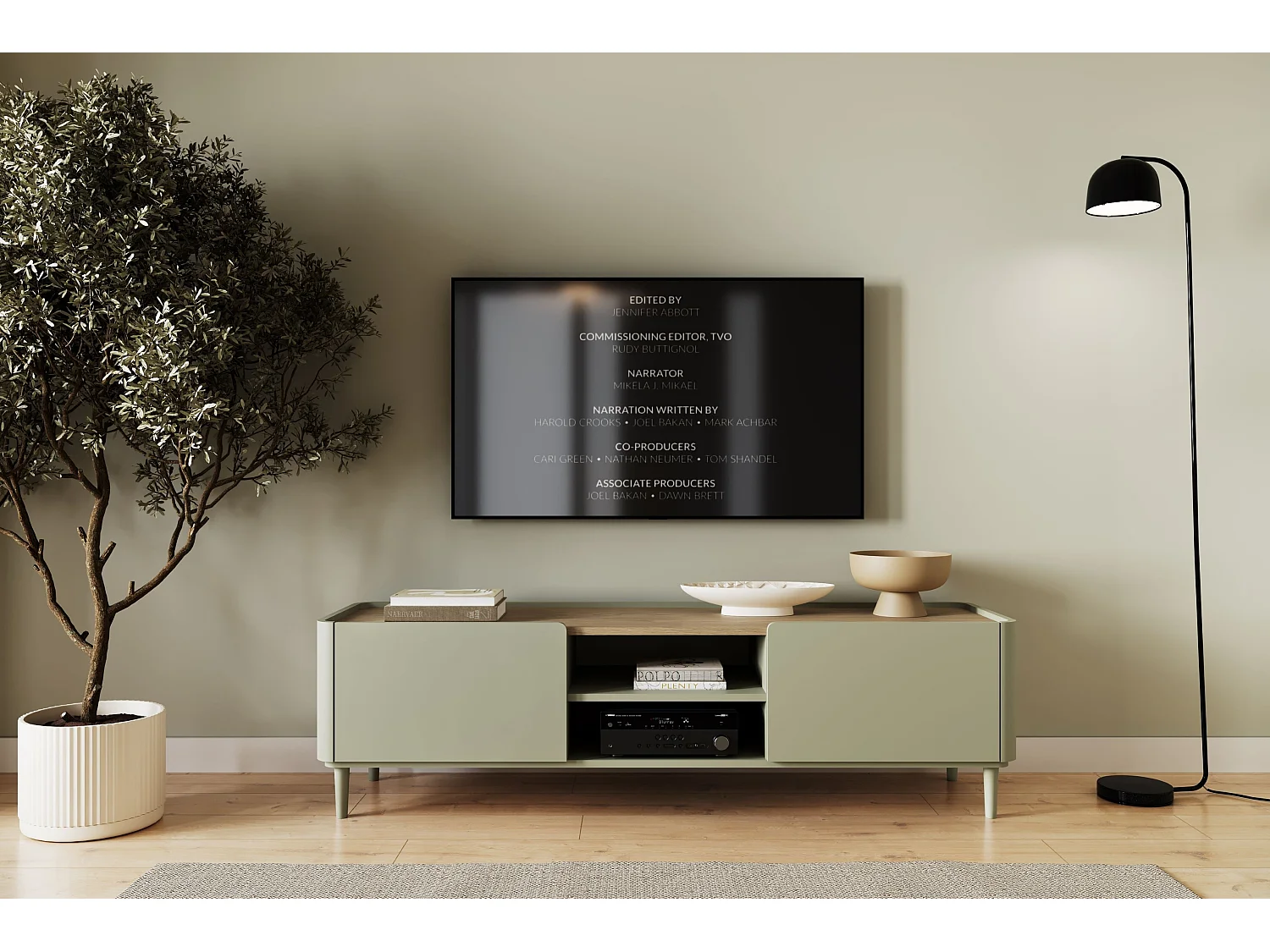 TV-Schrank, 1 Tür, 1 Schublade, 170 cm