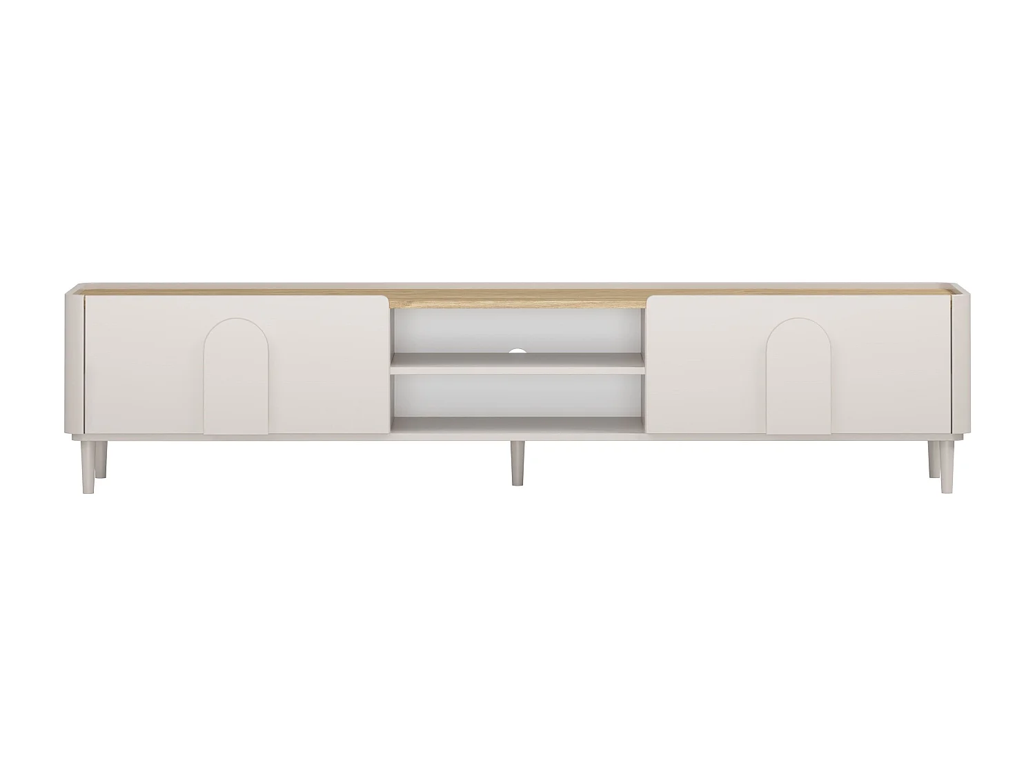 TV-meubel met 1 deur en 1 lade, 220 cm