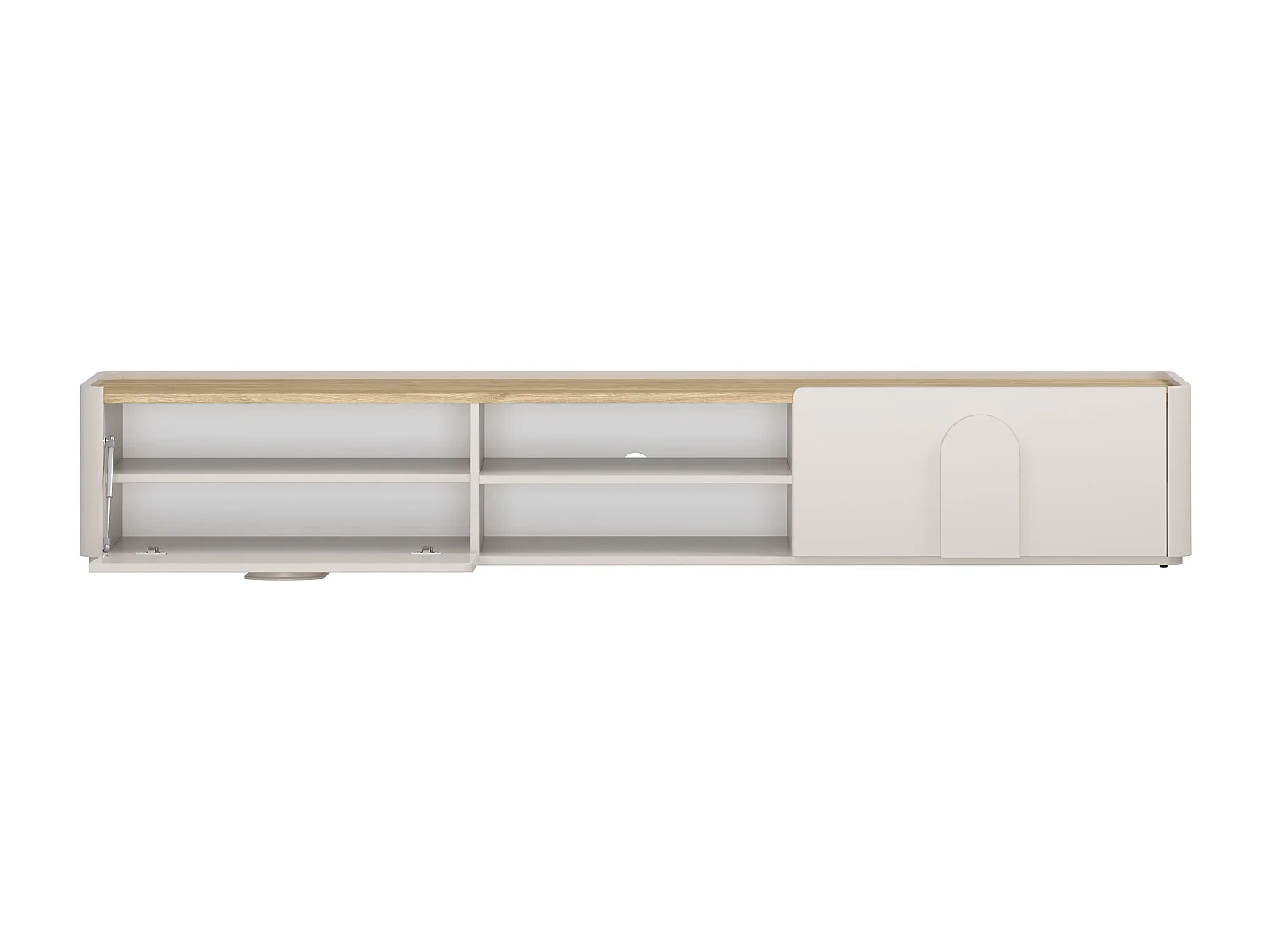 TV-meubel met 1 deur en 1 lade, 220 cm