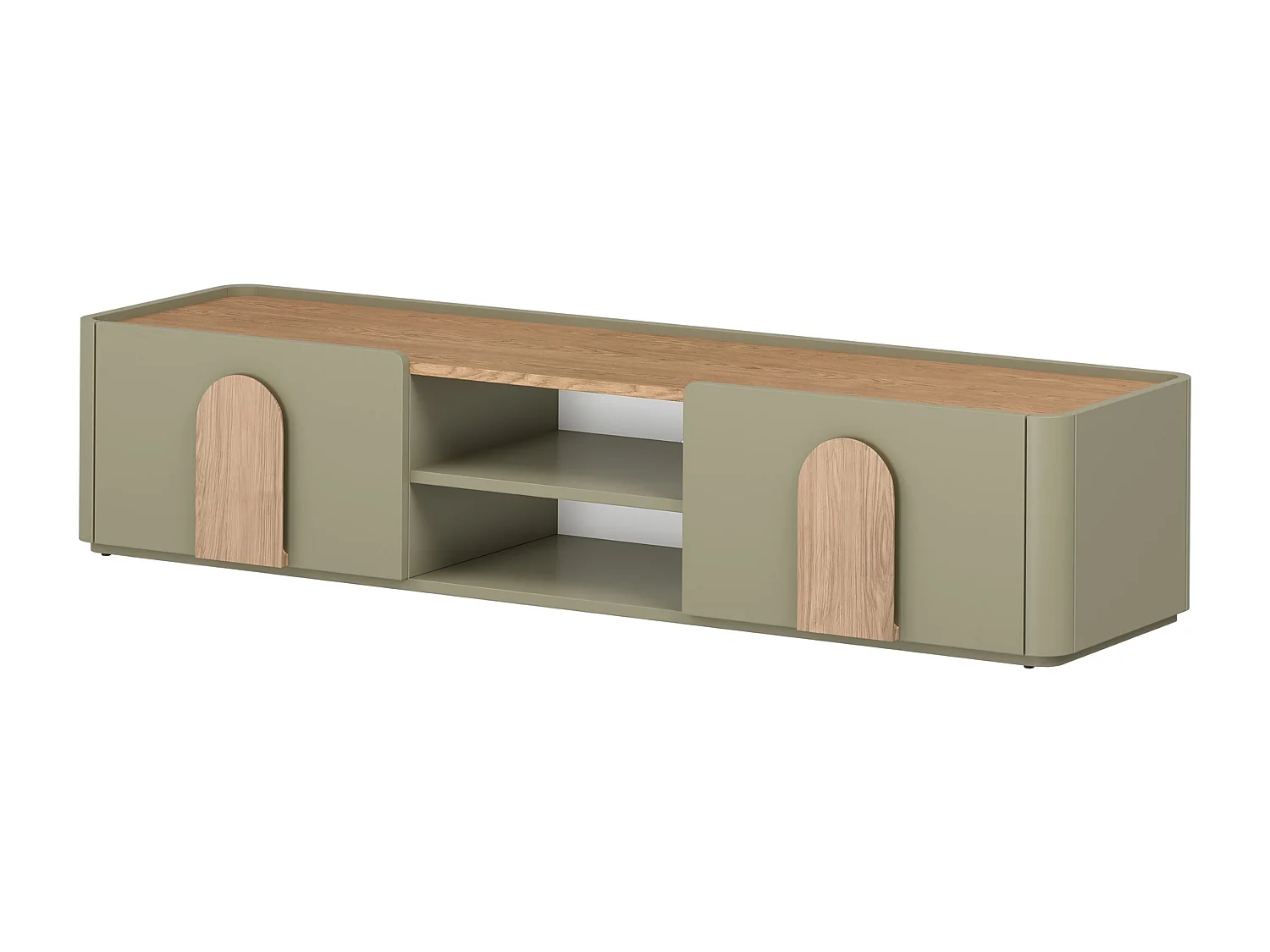 TV-Schrank, 1 Tür, 2 Schubladen, 200 cm