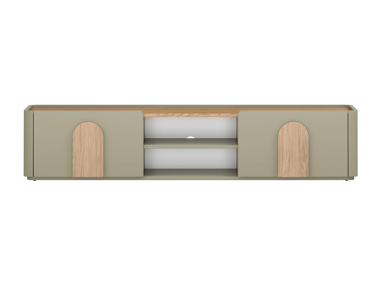 TV-Schrank, 1 Tür, 2 Schubladen, 200 cm
