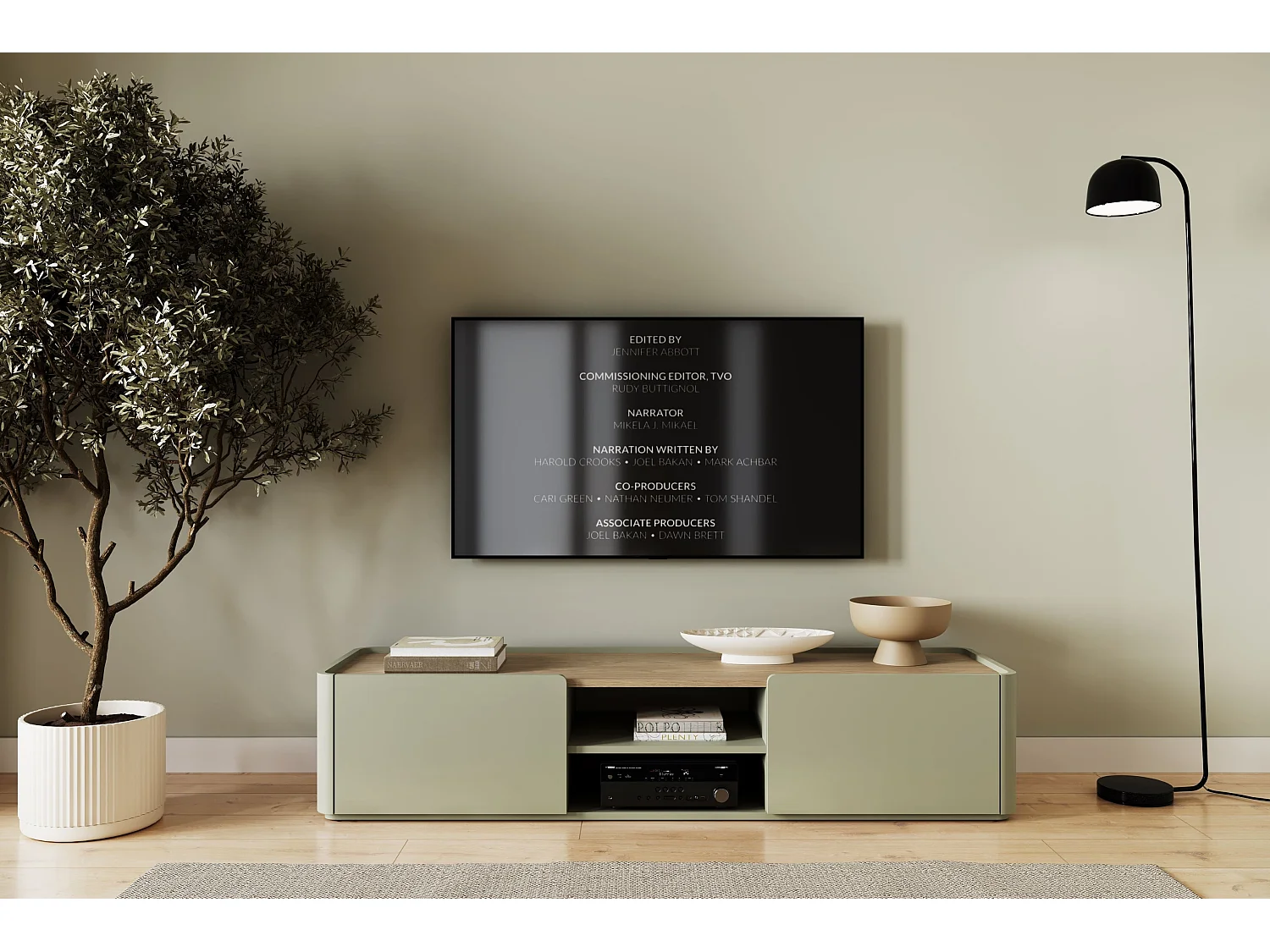 TV-Schrank, 1 Tür, 1 Schublade, 170 cm