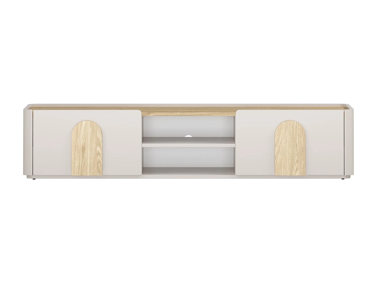 TV-meubel met 1 deur, 2 lades, 200 cm