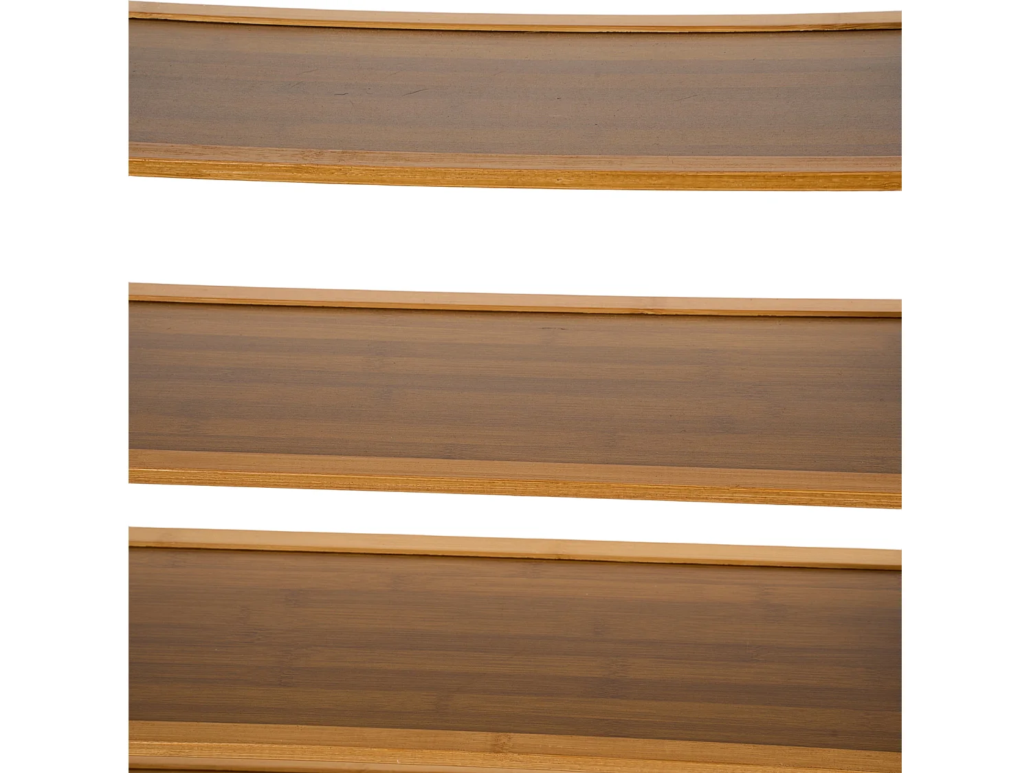 7-Tier Natural Bamboo Shoe Rack with Dust Cover - 97cm