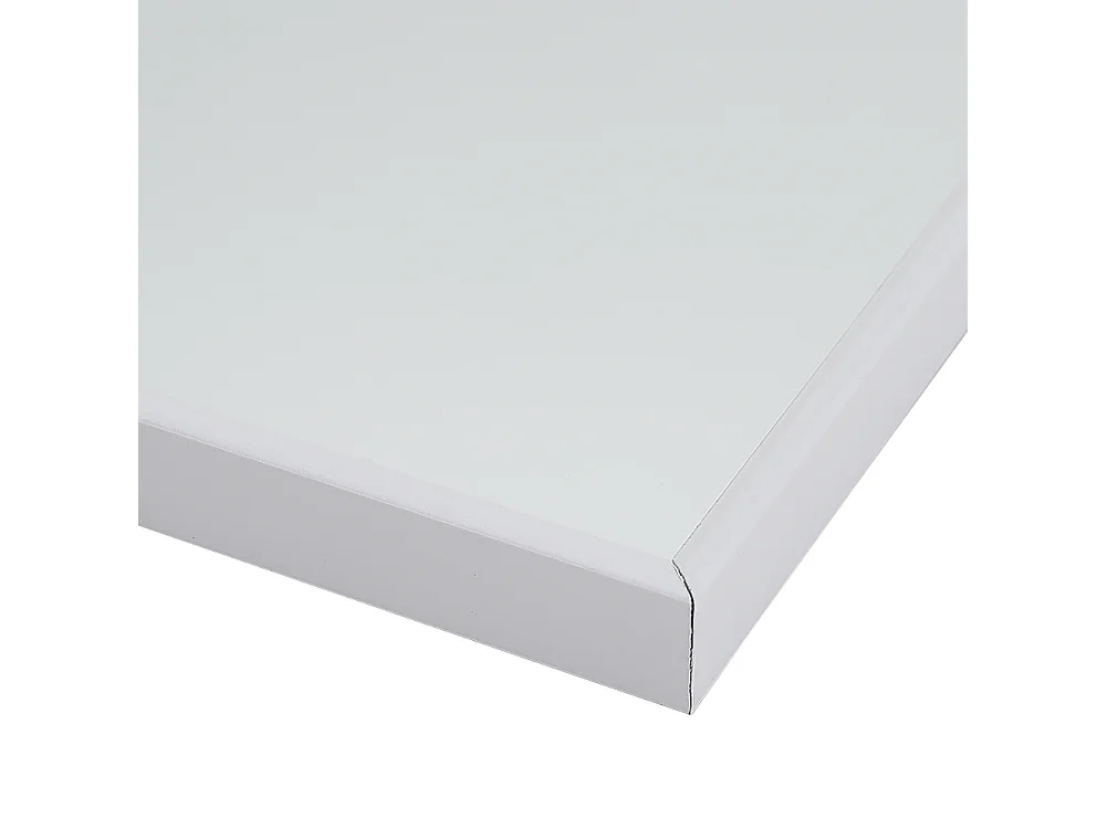 37x147cm Metal Frame Over the Door Full Length Mirror - White