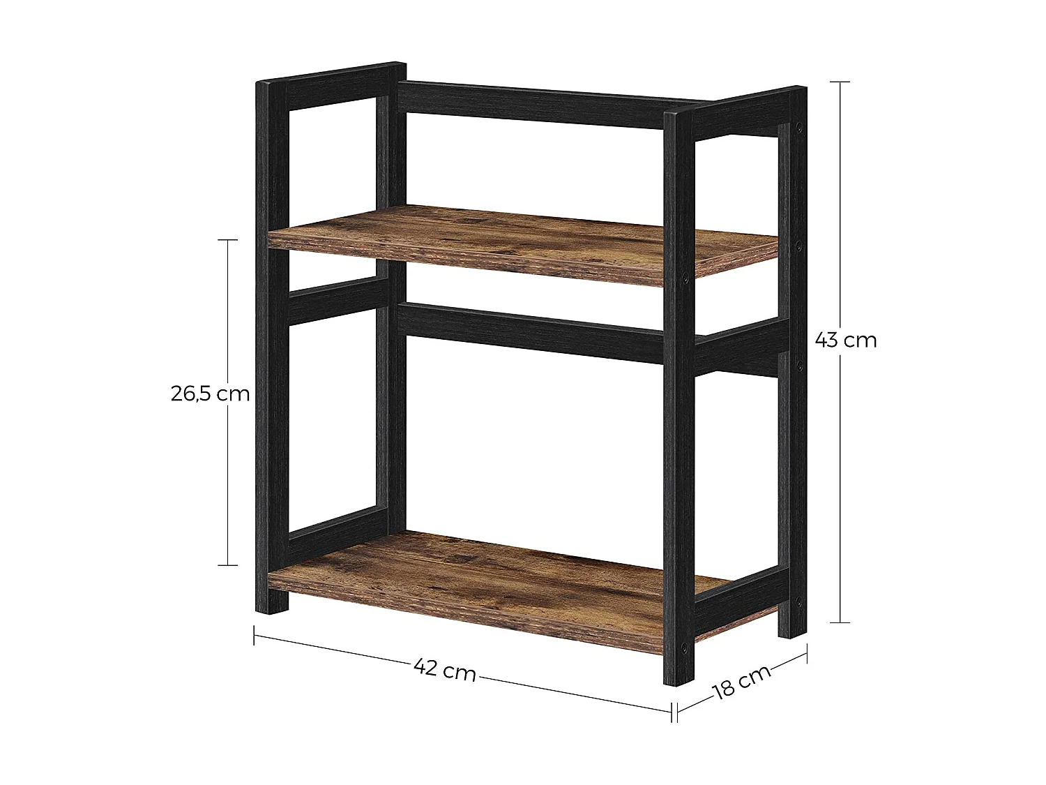 Gewürzregal mit 2 Ebenen
