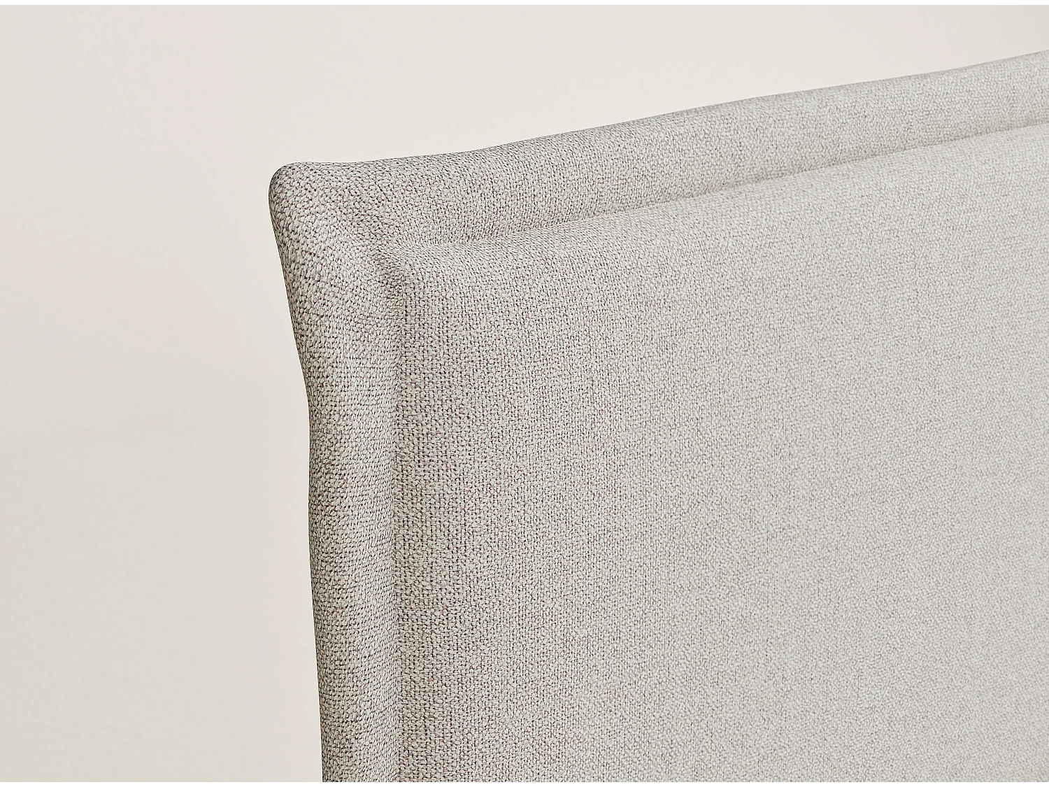 Boxspringbett mit Bettkasten - 200 x 200 cm - mit Kopfteil - Webstoff - creme - SAFFRON