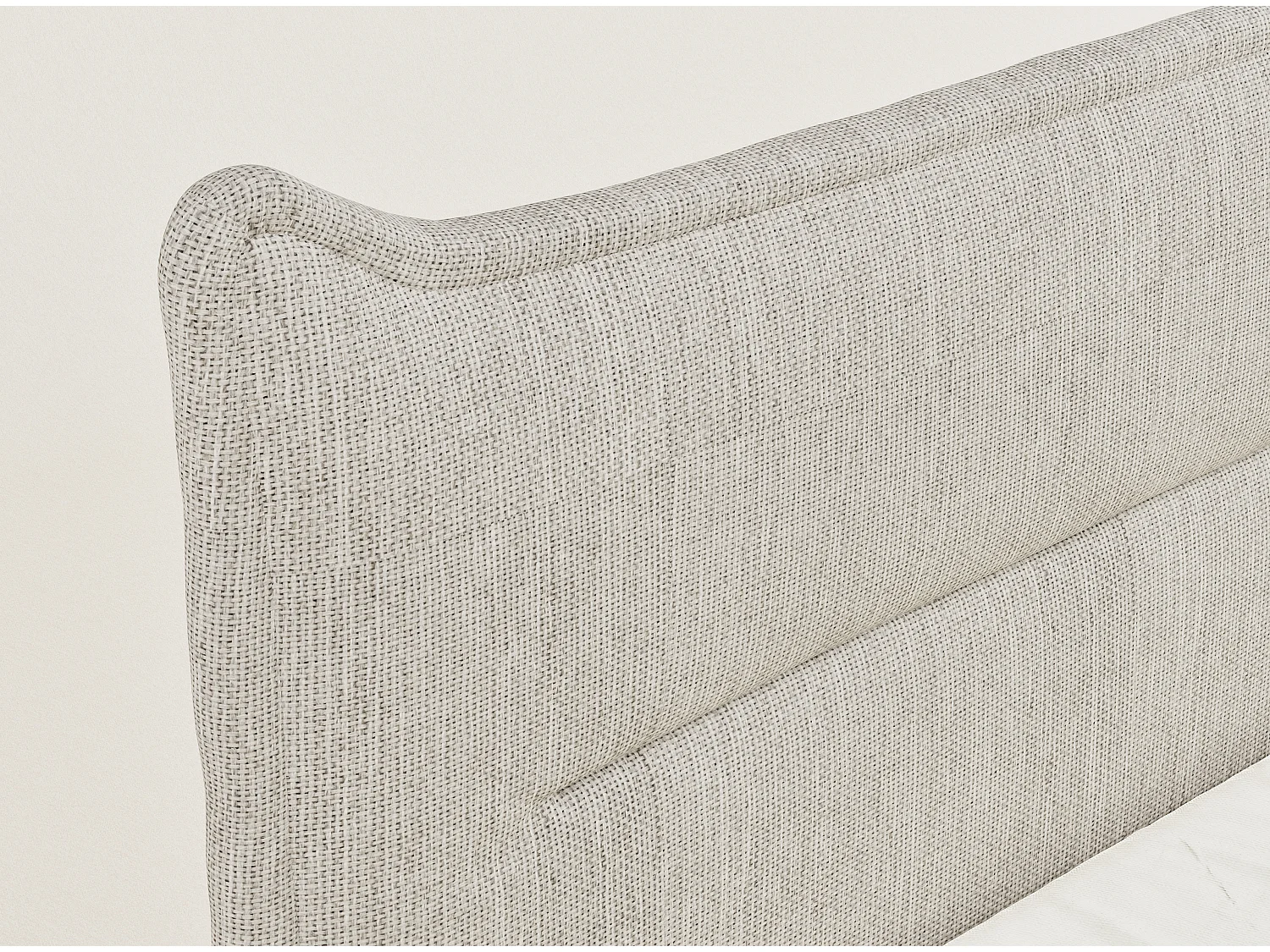 Łóżko boxspring z zagłówkiem + materac + topper - 180x200 cm - beżowy - PELINO