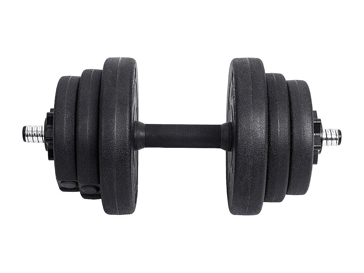 Hantelsats 20 kg svart