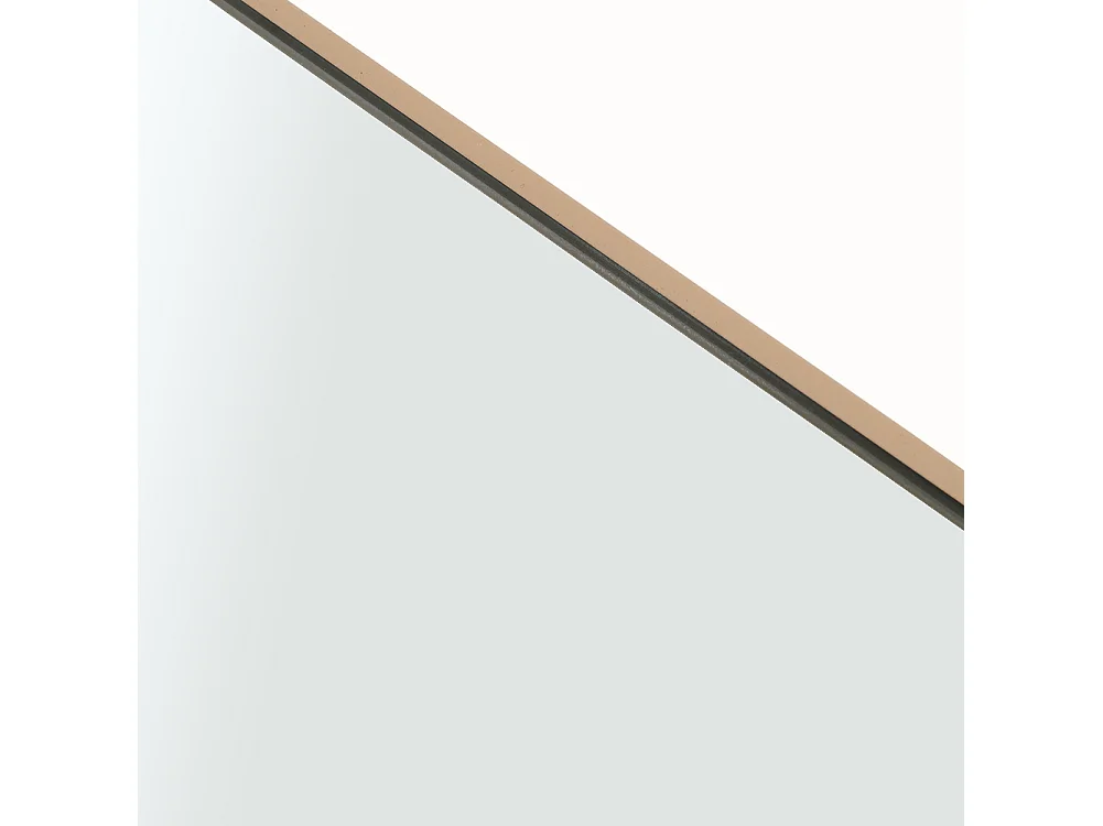 37x147cm Metal Frame Over the Door Full Length Mirror - Gold