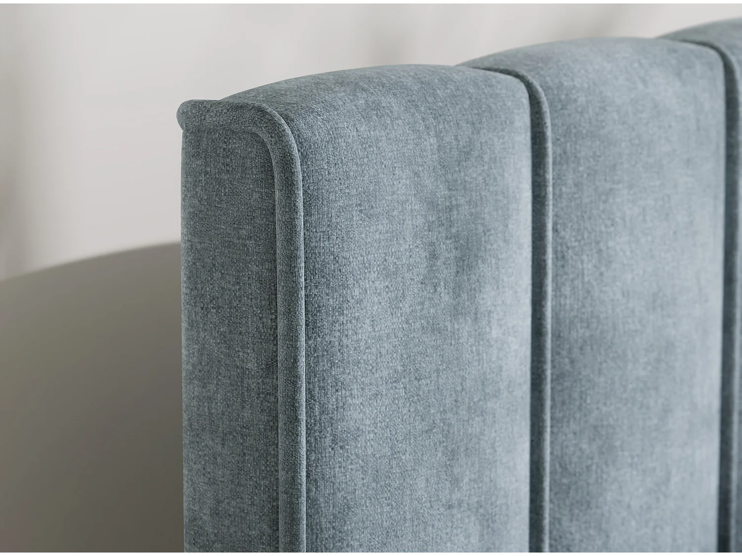 Lit boxspring avec rangement MORETTI - matelas - surmatelas - 180x200 cm - bleu clair