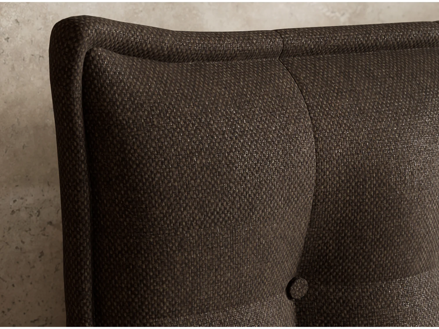 Łóżko boxspring z zagłówkiem + materac + topper - 200x200 cm - brązowy - FATU