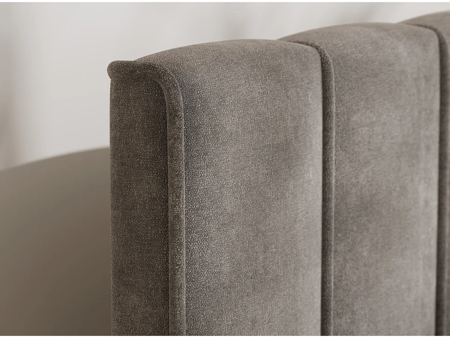 Lit boxspring avec rangement MORETTI - matelas - surmatelas - 140x200 cm - brun