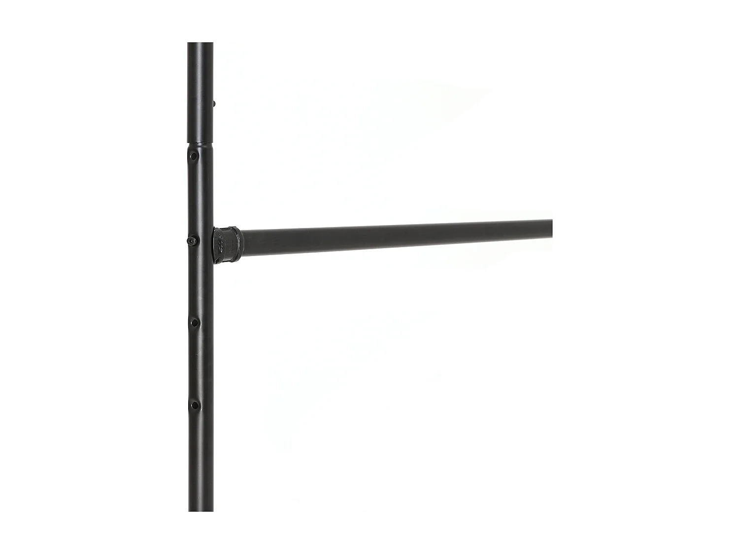 SONGMICS Industrial Clothes Rack on Wheels, Maximum load of 110 Kg, Double Garment Hanging Rod, Heavy Duty Commercial Display, Black HSR62BK