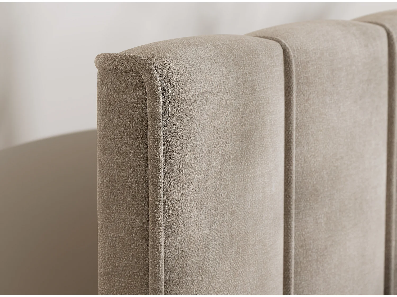 Lit boxspring avec rangement MORETTI - matelas - surmatelas - 180x200 cm - beige