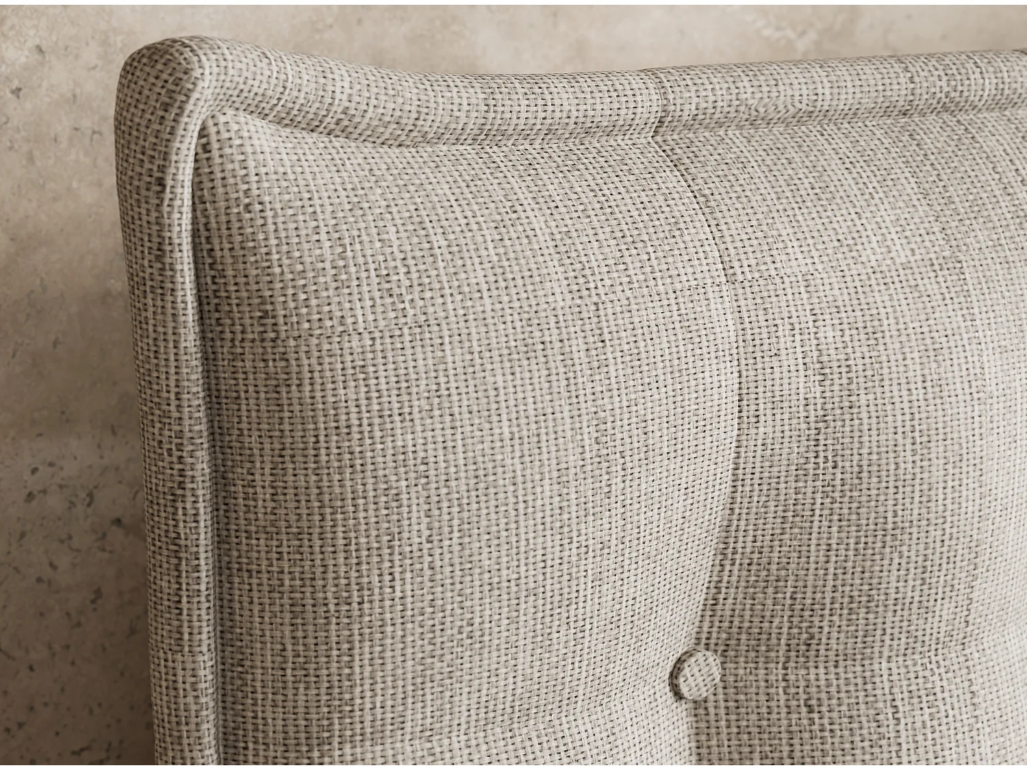 Łóżko boxspring z zagłówkiem + materac + topper - 140x200 cm - beżowy - FATU