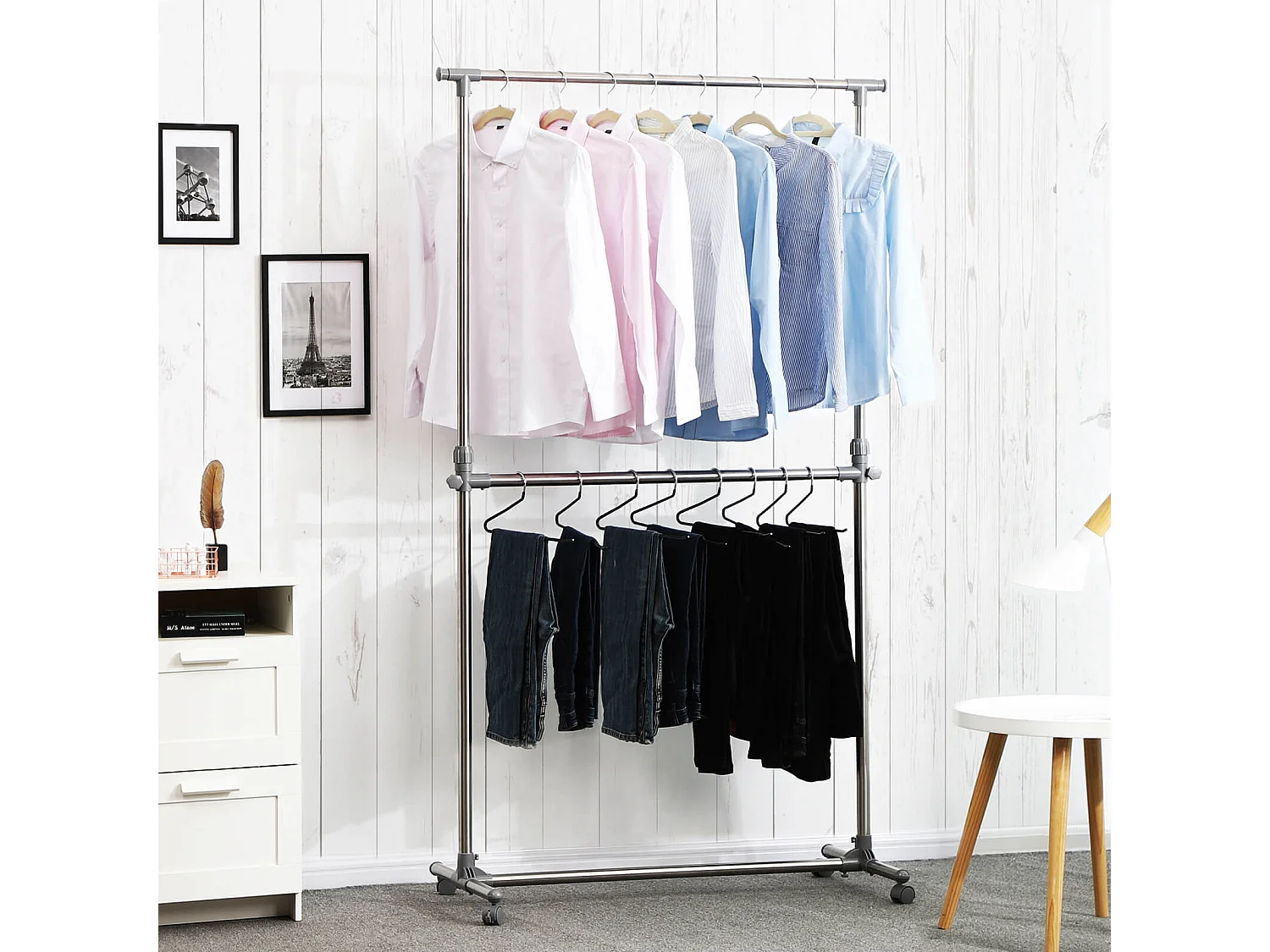 Appendiabiti allungabile 2 aste