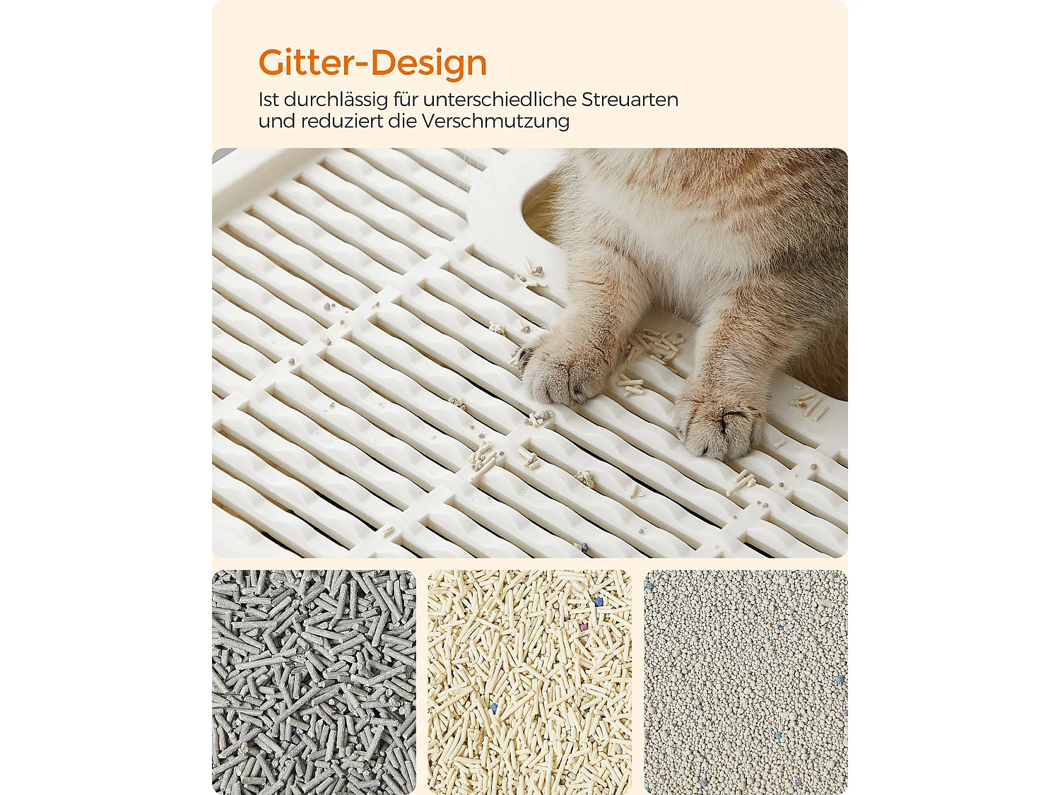 Bac à litière avec couvercle