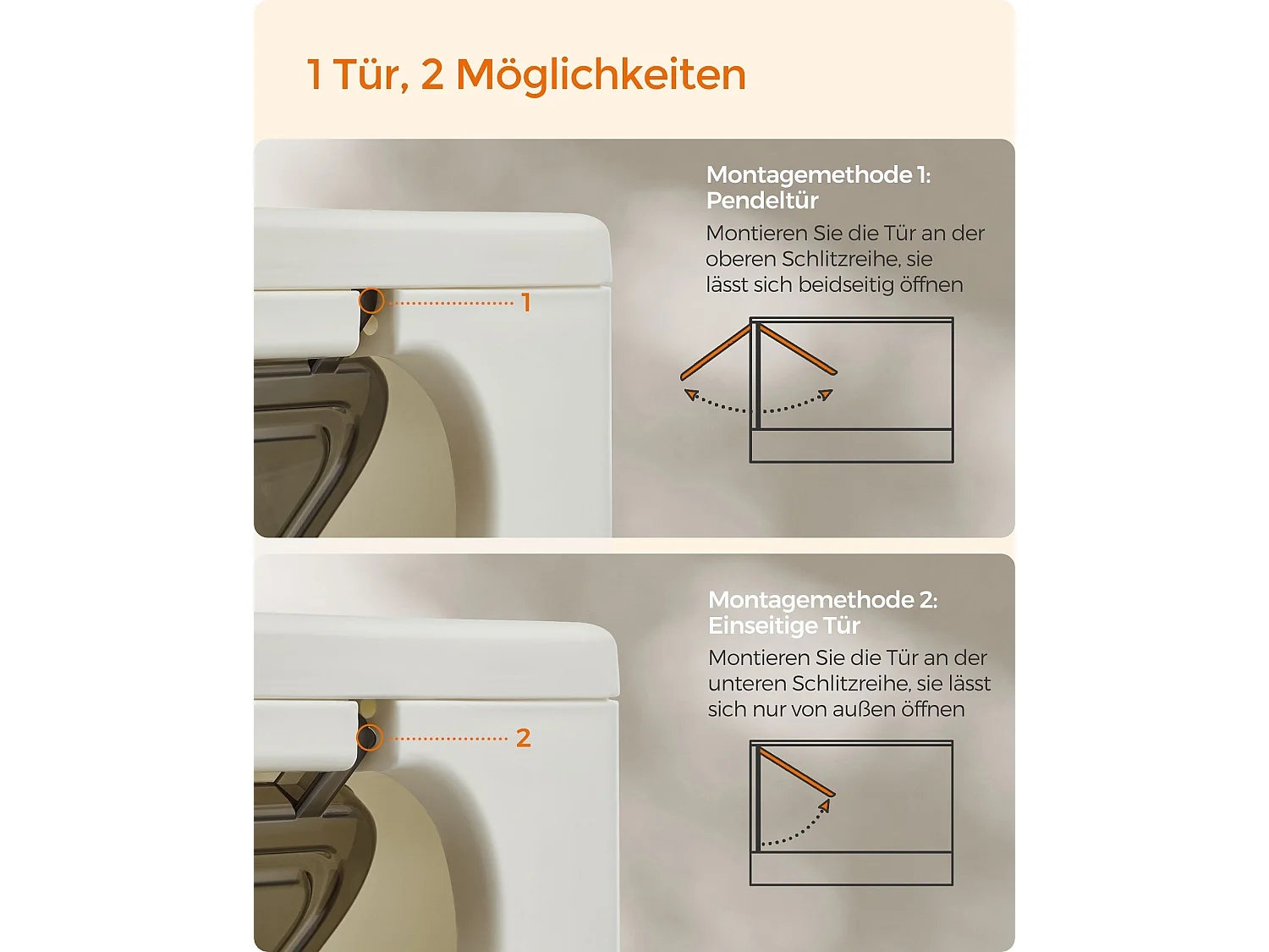 Bac à litière avec couvercle