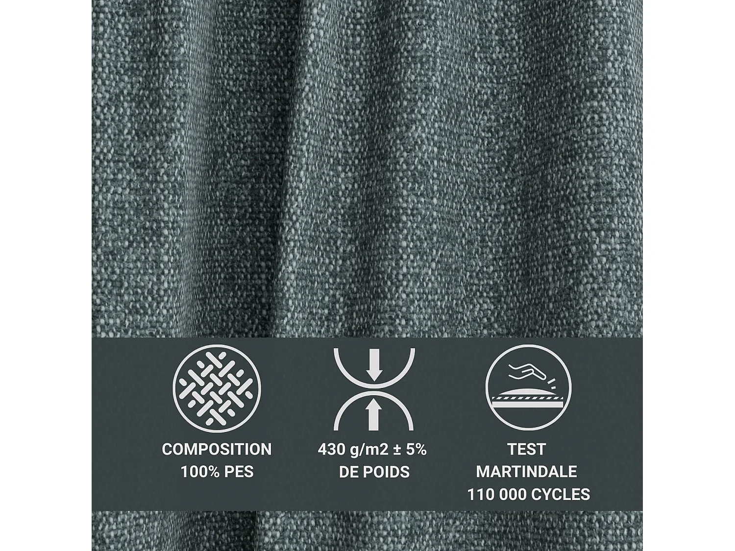 Sofa 3-Sitzer mit Schlaffunktion - Webstoff - blau - OBRA