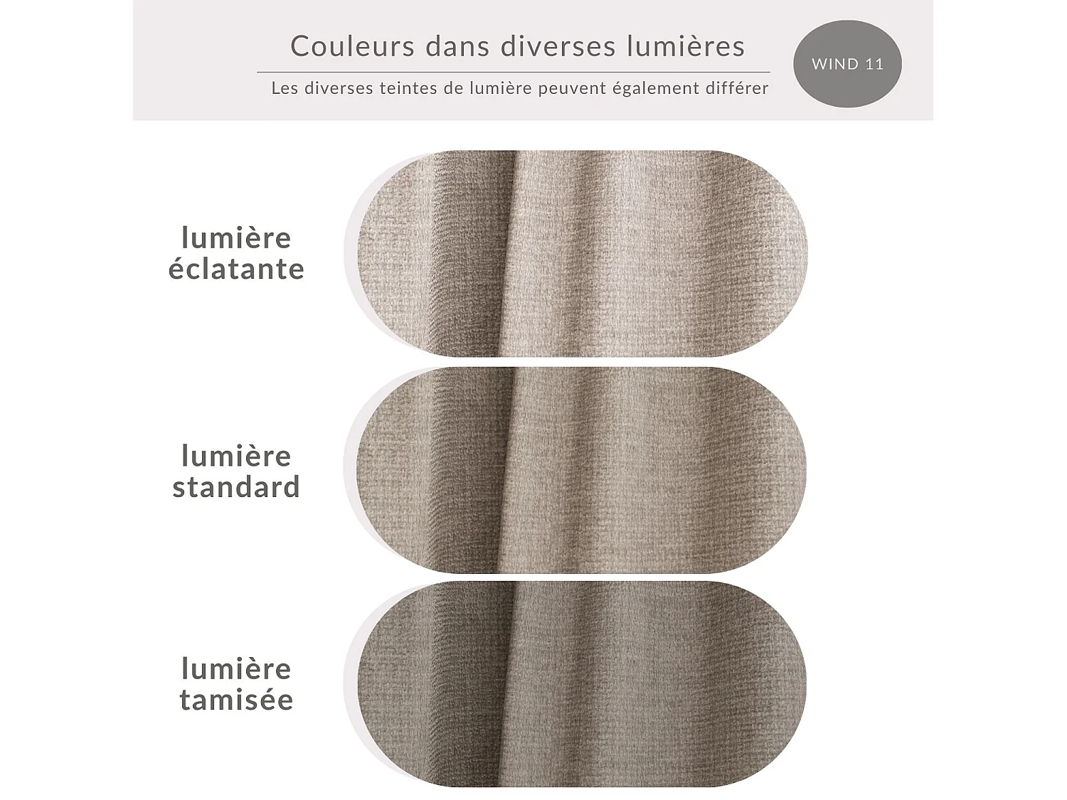 Canapé d'angle droit convertible en tissu chenille brun gris CONCORD