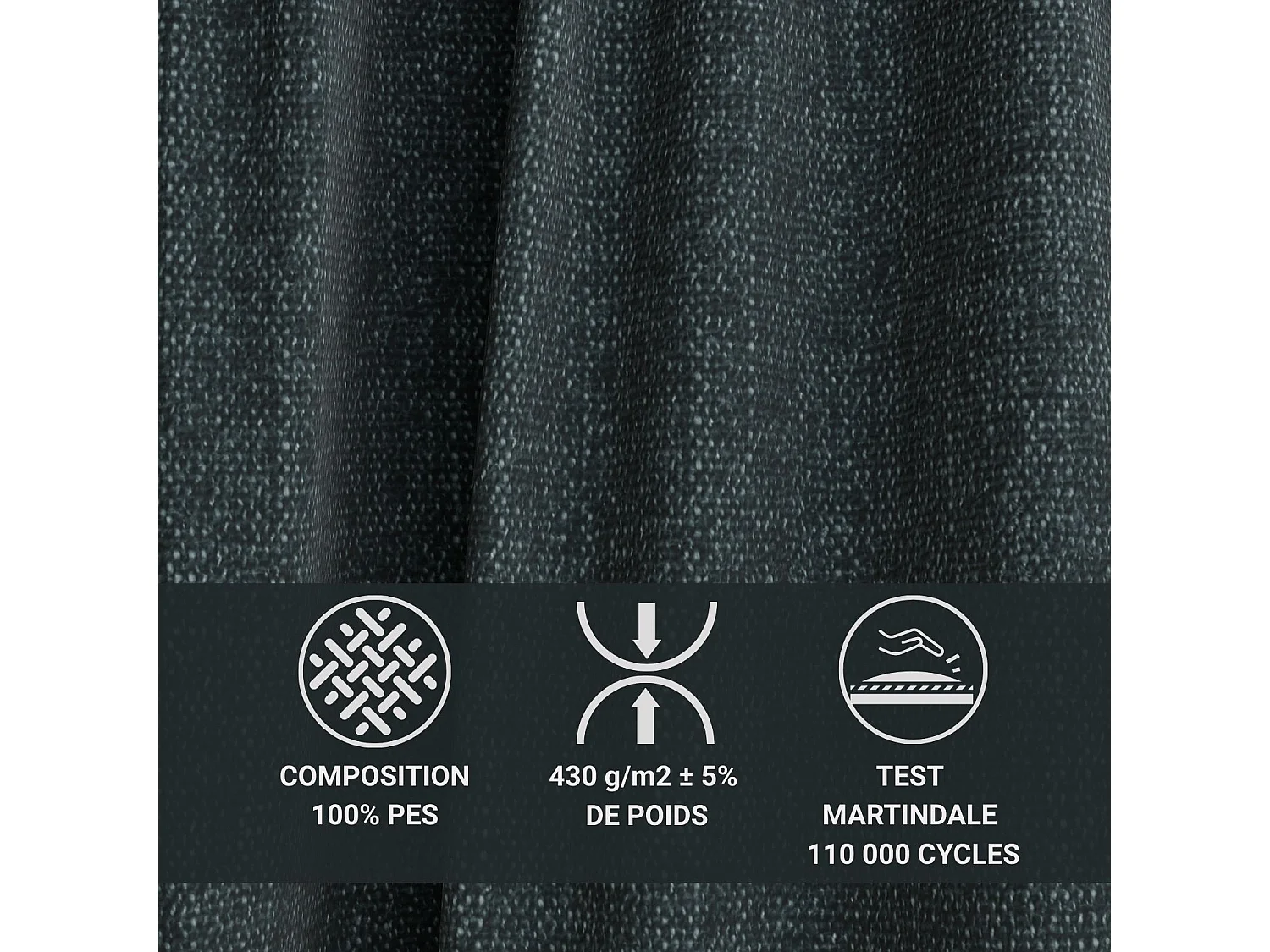 Canapé d'angle droit 5 places en tissu tressé turquoise KIROU