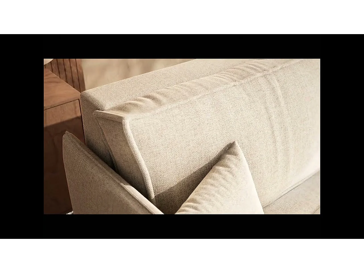 Sofa 3-Sitzer mit Schlaffunktion - Webstoff - türkis - OBRA