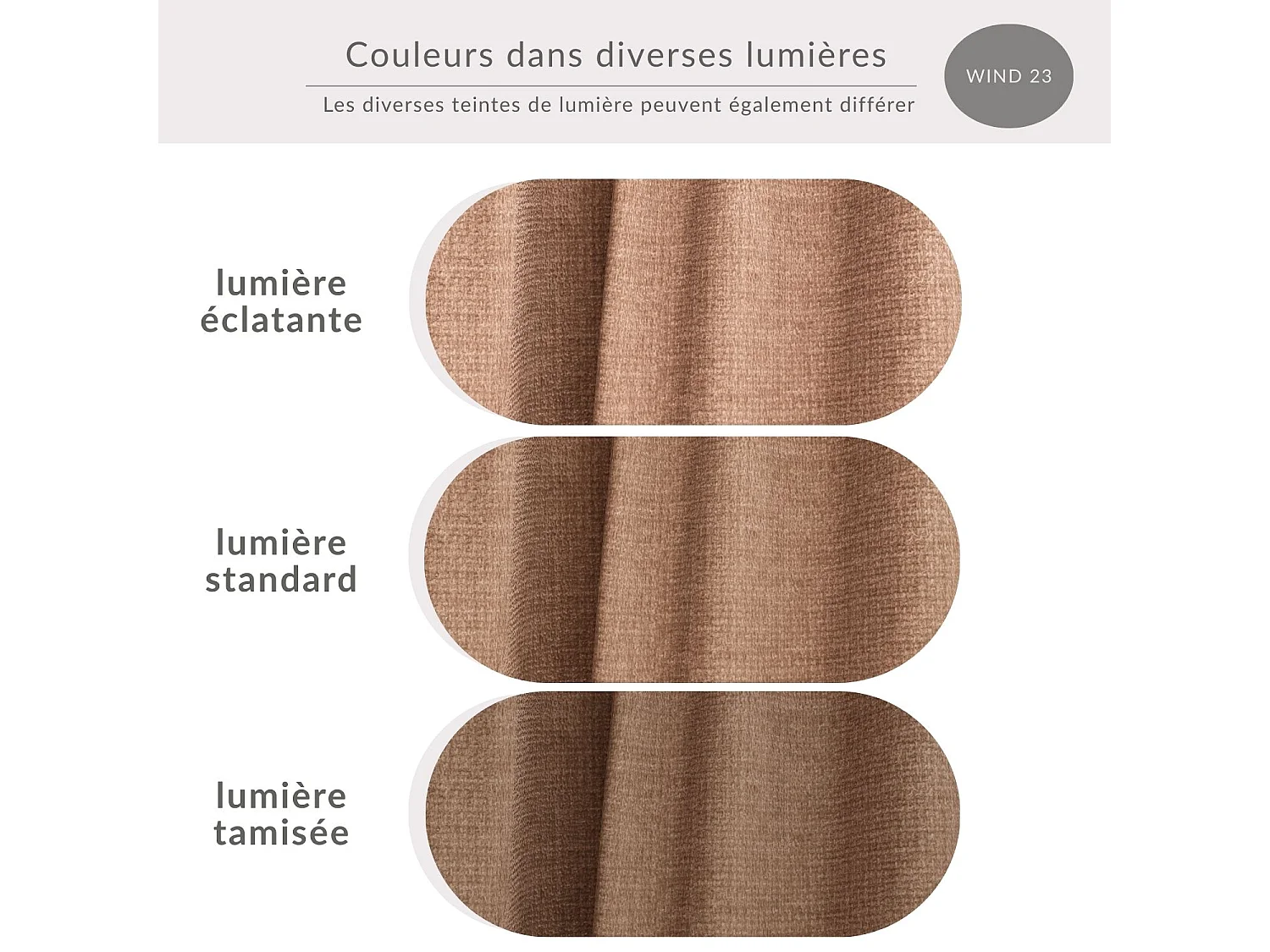 Canapé d'angle droit convertible en tissu chenille brun CONCORD