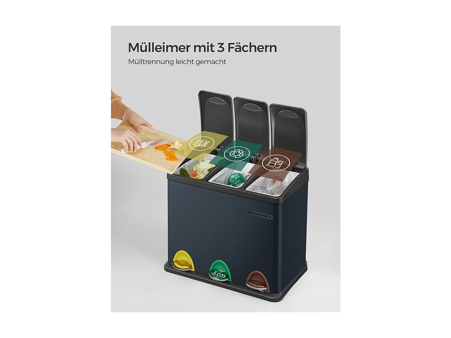 Affaldsspand til køkkenet