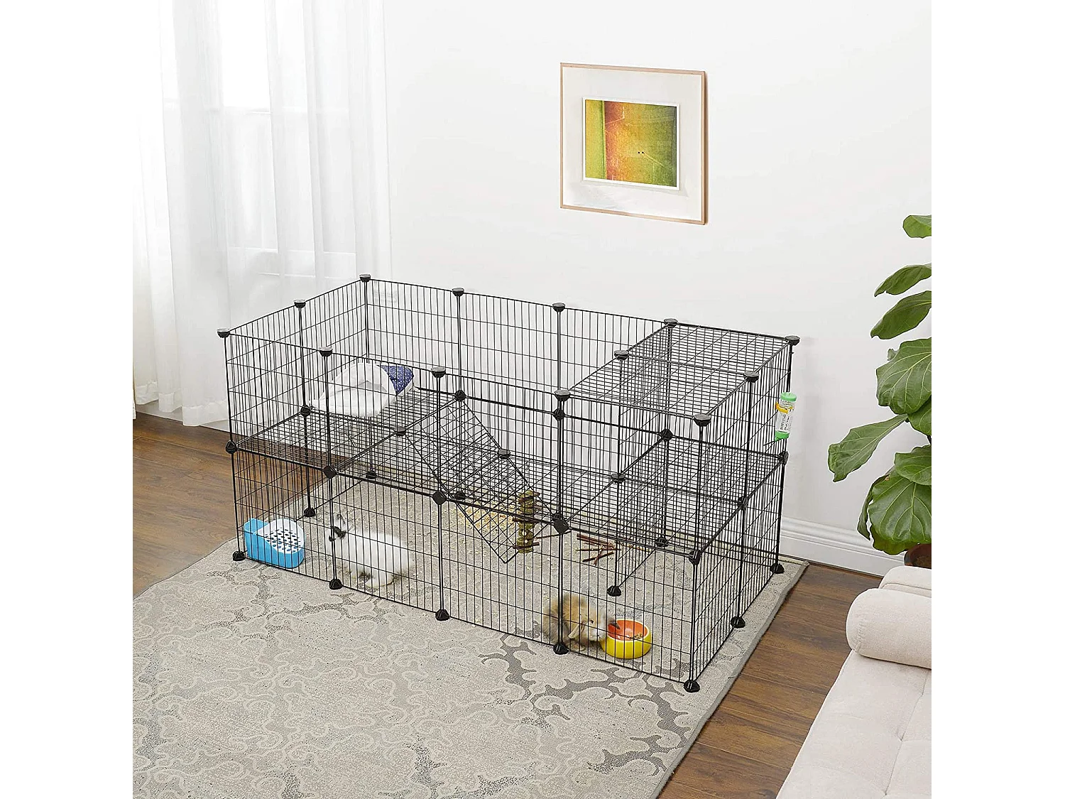 Enclos modulable petits animaux L