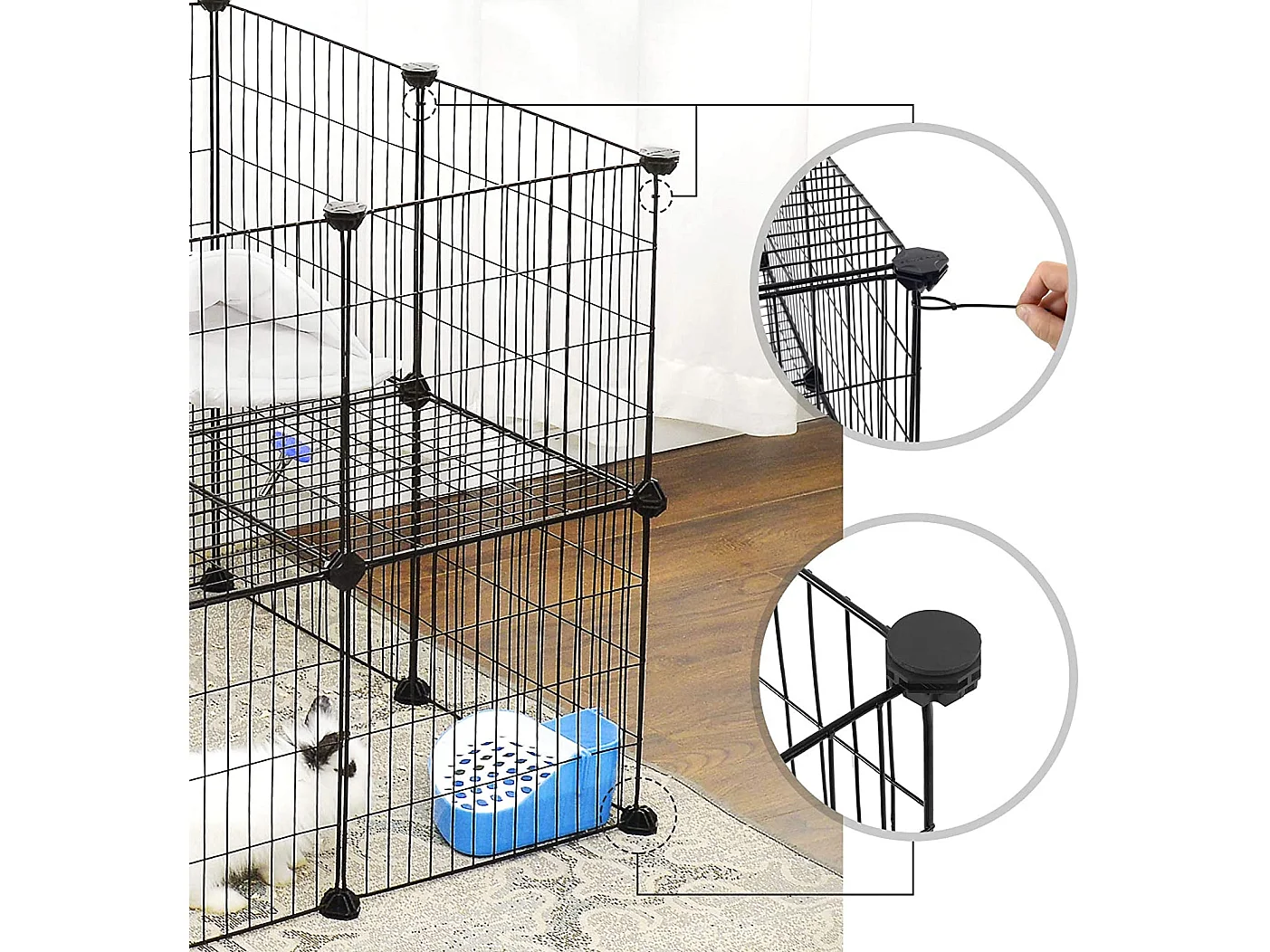 Enclos modulable petits animaux L