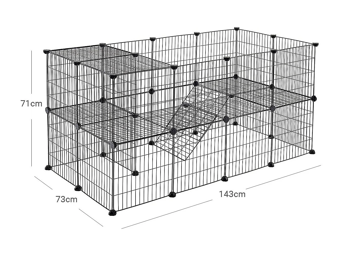 Enclos modulable petits animaux L