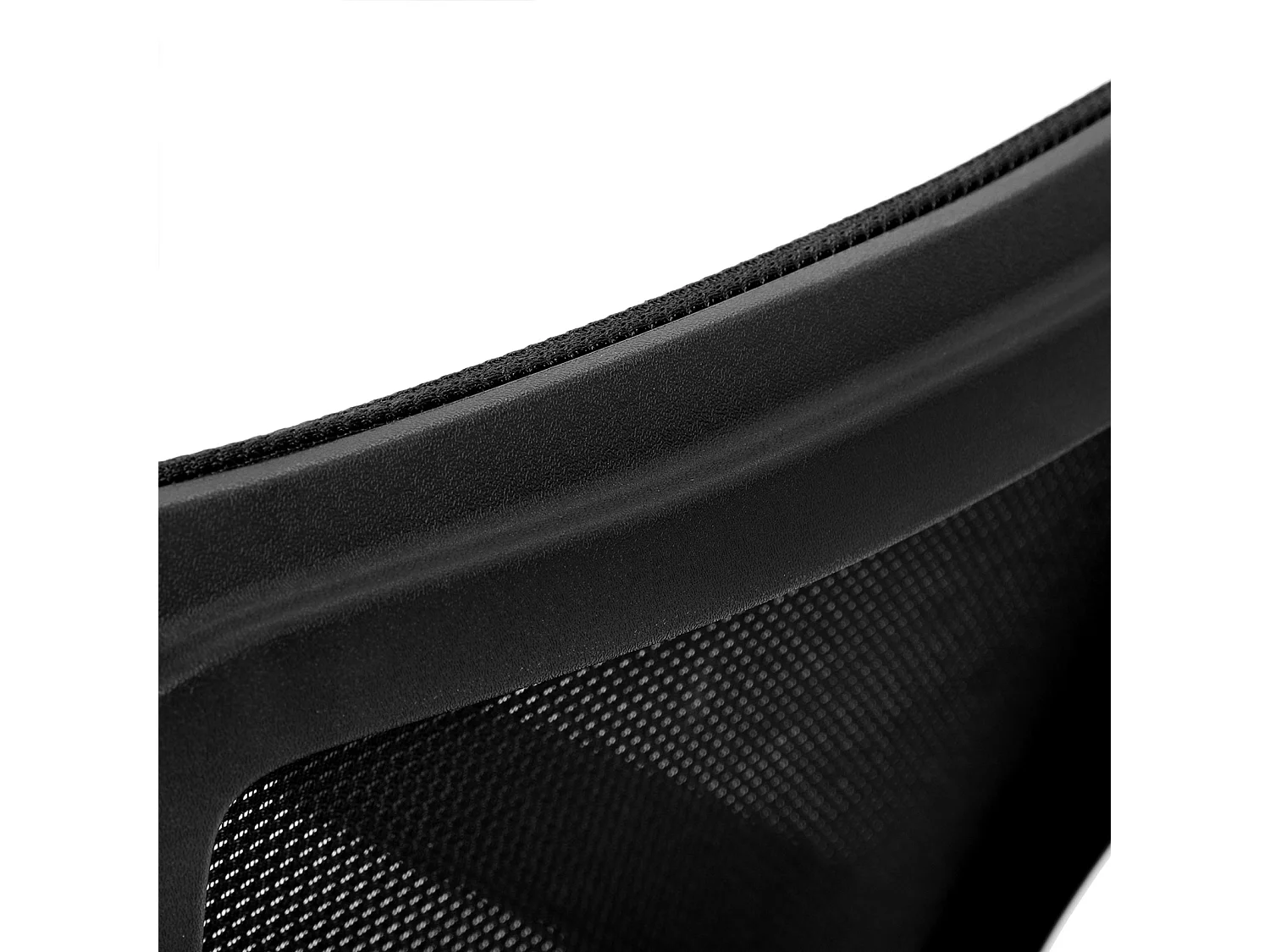 SONGMICS Mid-back Mesh Office Chair, drejelig ergonomisk stol med vippemekanisme, polstret med indvendig fjeder, justerbar lændestøtte, armlæn,