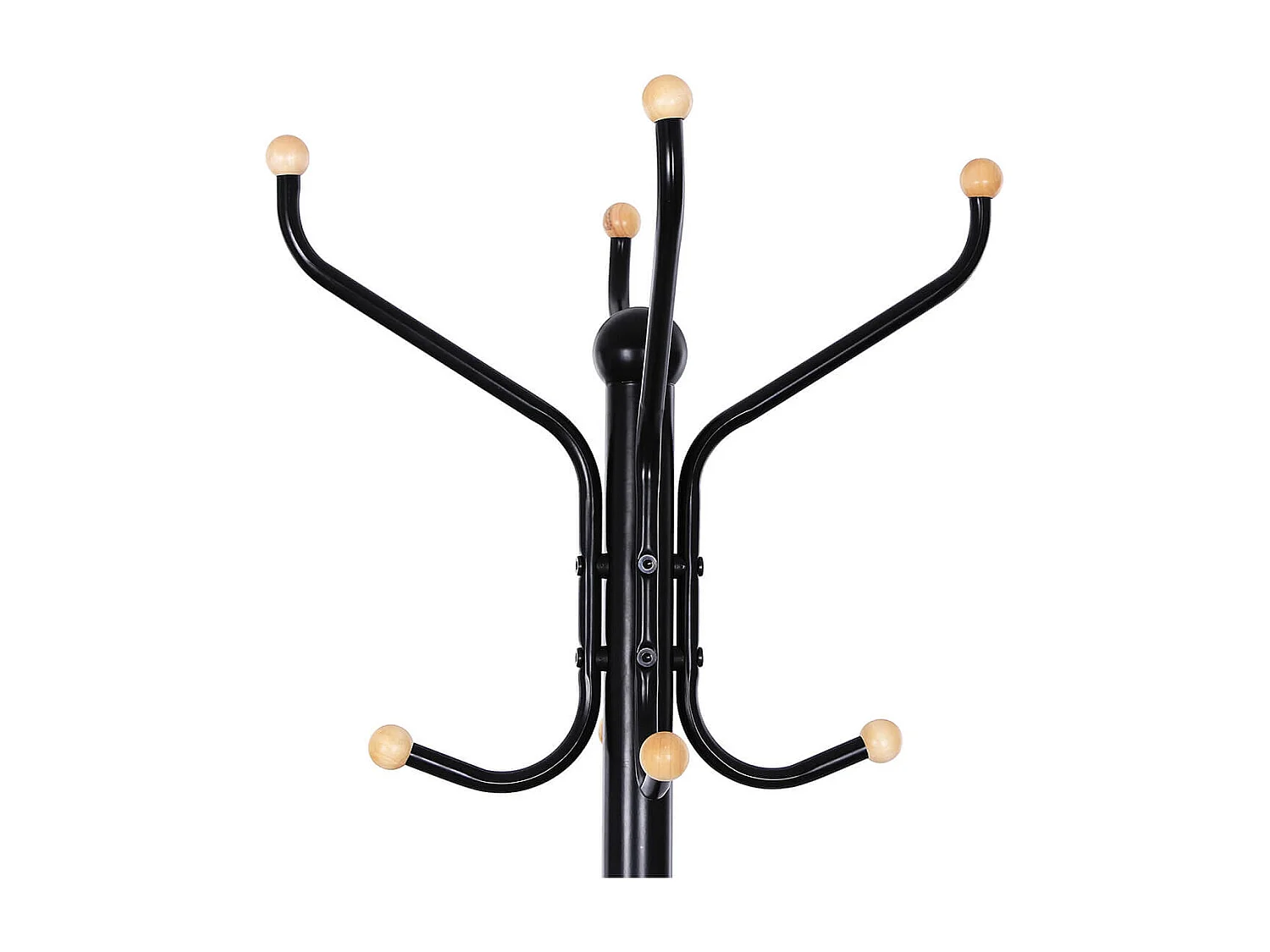 Hutständer aus Metall Schwarz