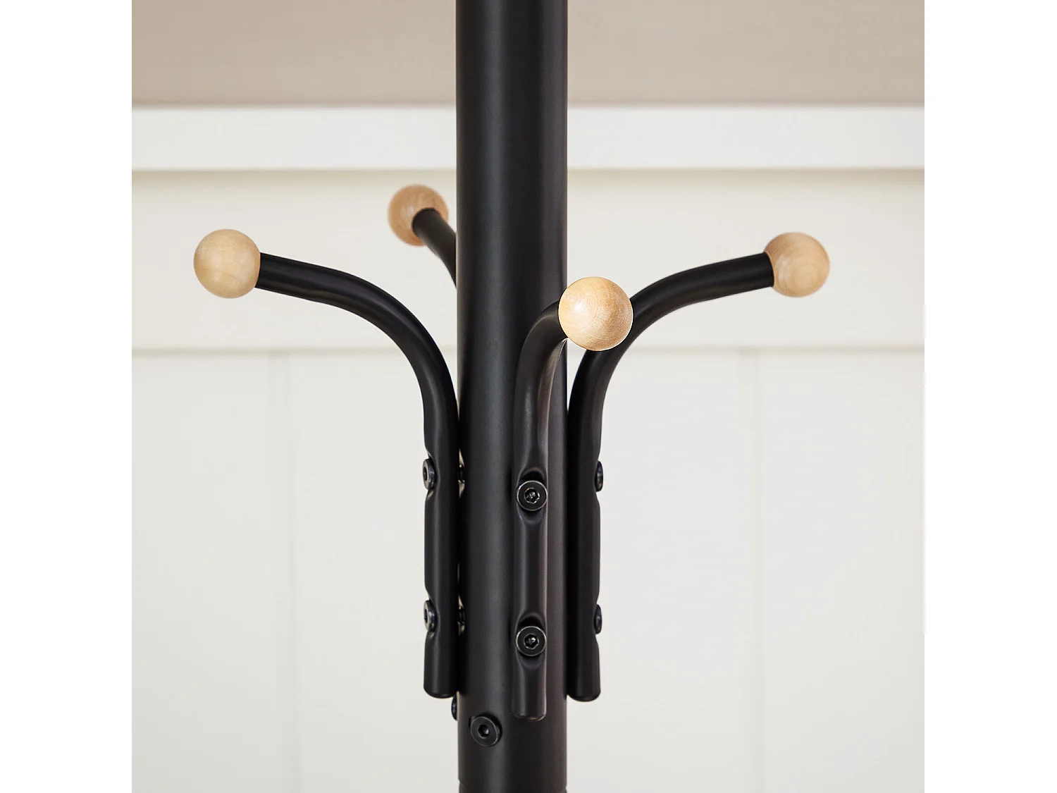 Hutständer aus Metall Schwarz