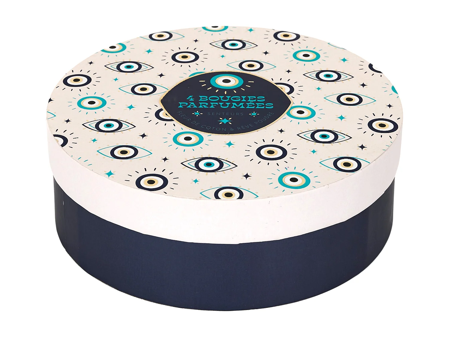Coffret de 4 Bougies Parfumées - HOME DECO FACTORY - Louxor - Multicolore
