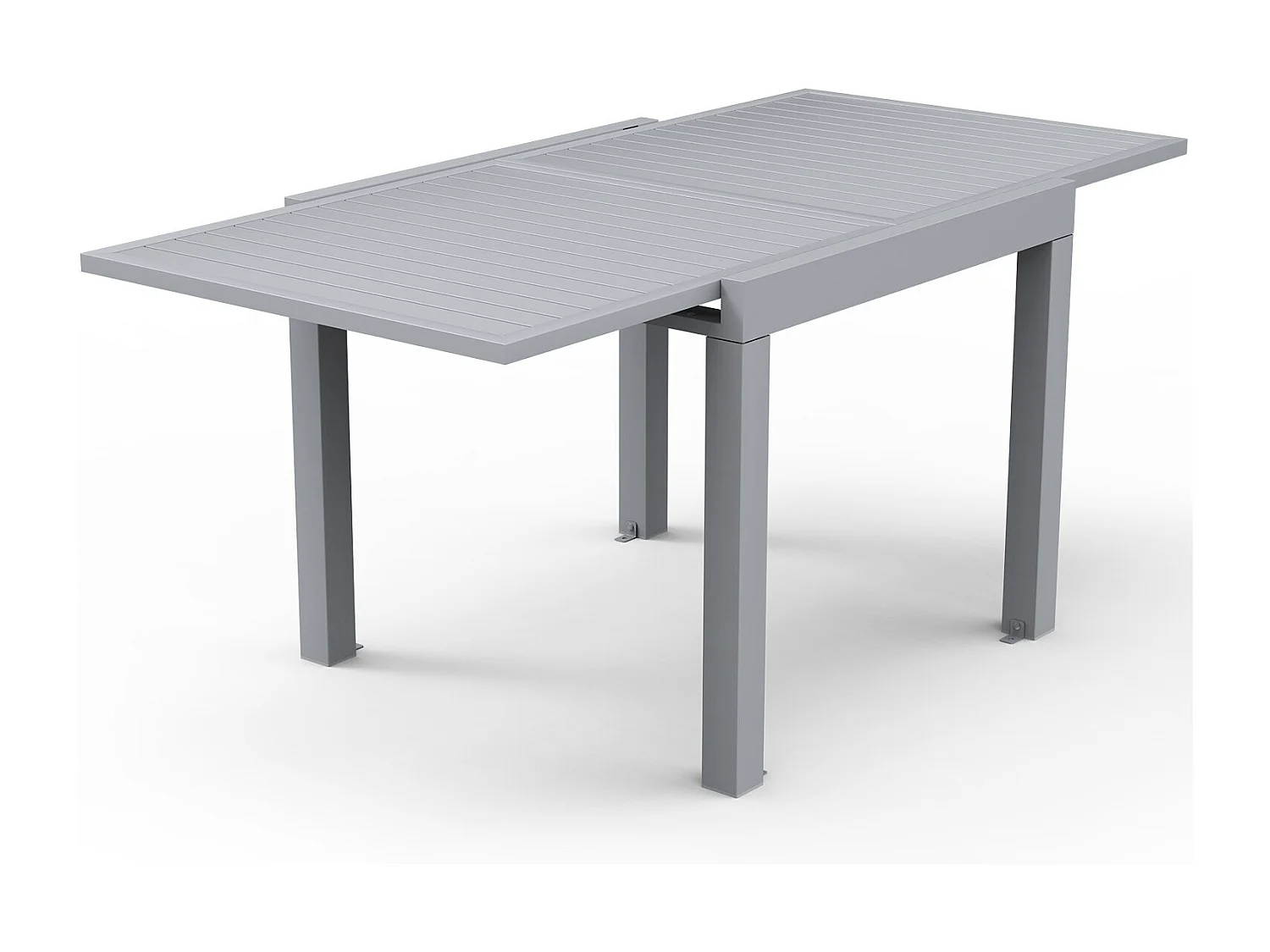 Table de jardin rectangulaire en aluminium Gunji, table à manger extensible pour extérieur