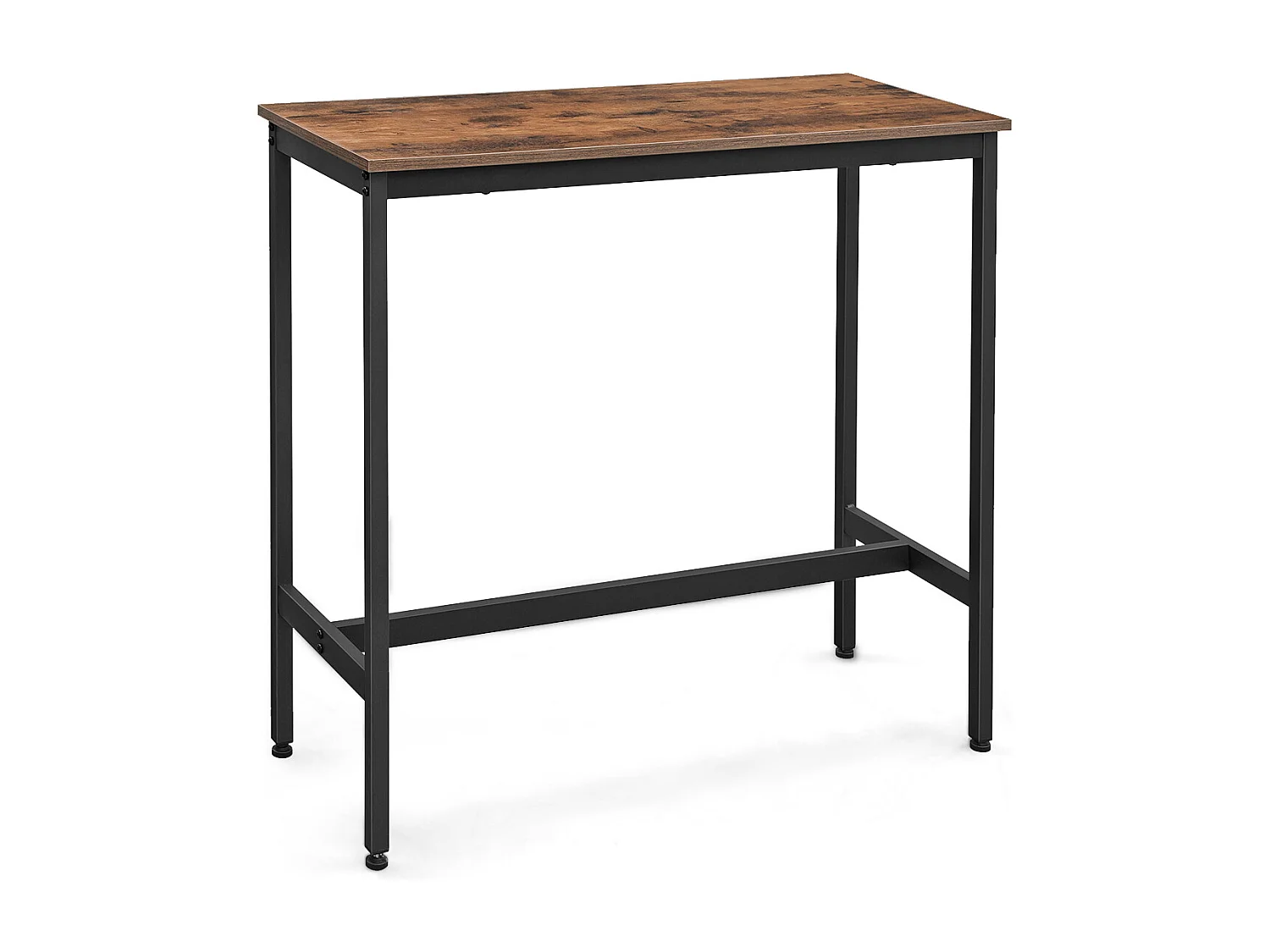 Smalt barbord i industriel stil
