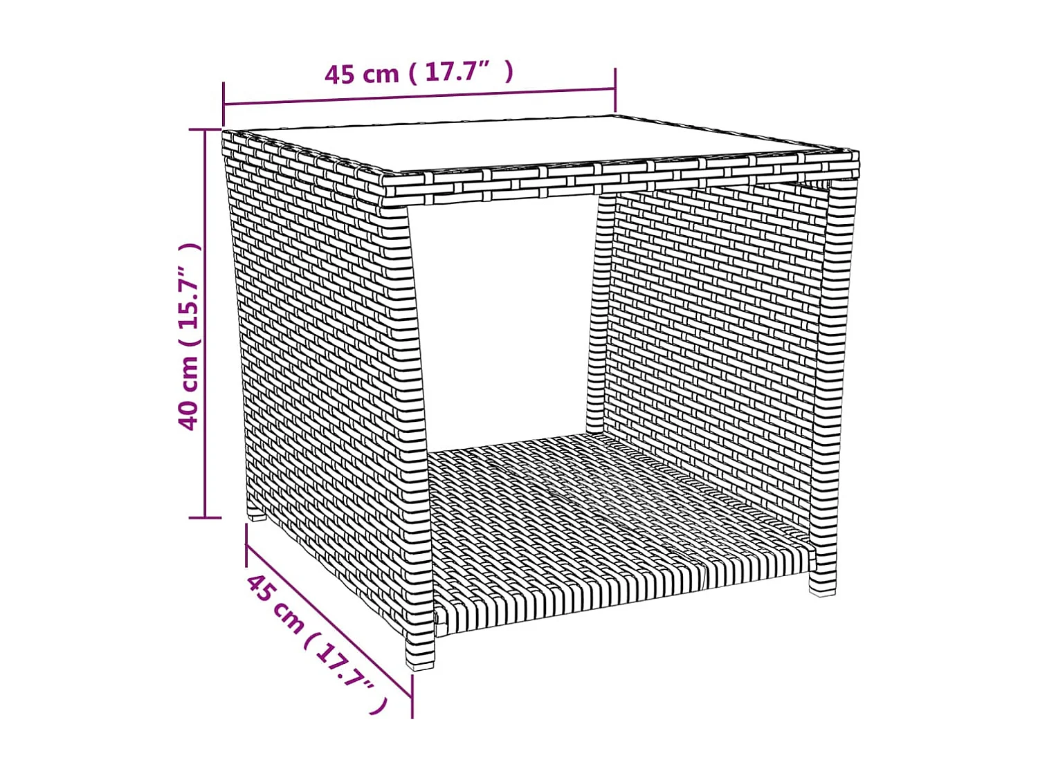 Garden Furniture - 3-tlg. Garten-Lounge-Set Schwarz Poly Rattan & Stahl