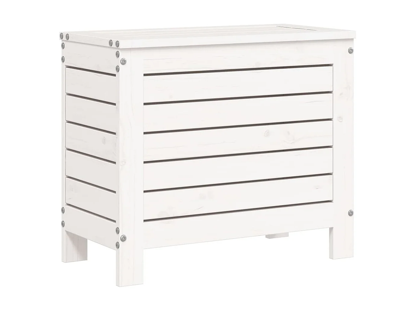 10 pcs conjunto sofás de jardim madeira de pinho maciço branco