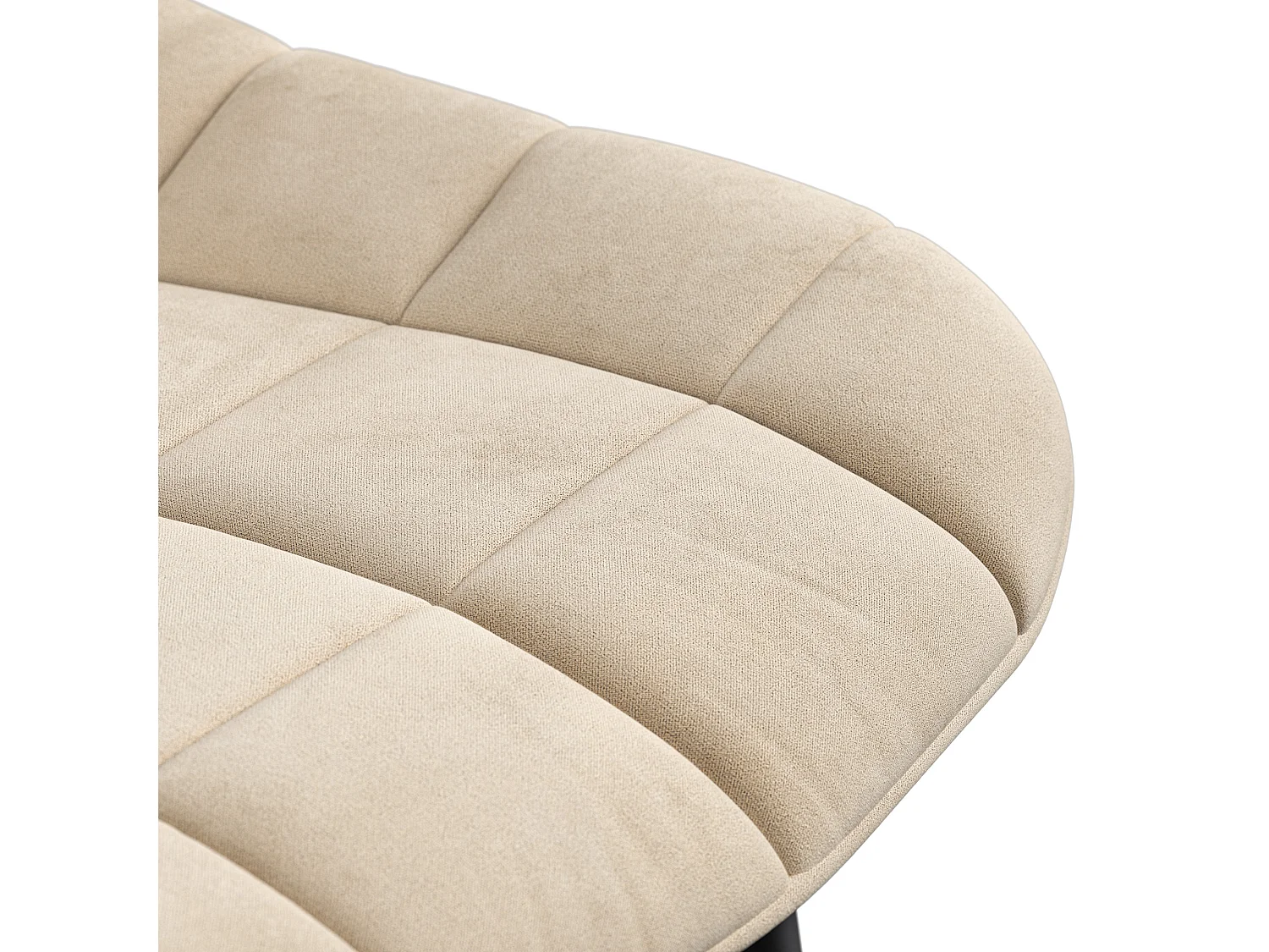 Set of 2 Nova Modern Velvet Dining Chair Padded Seat Metal Legs
