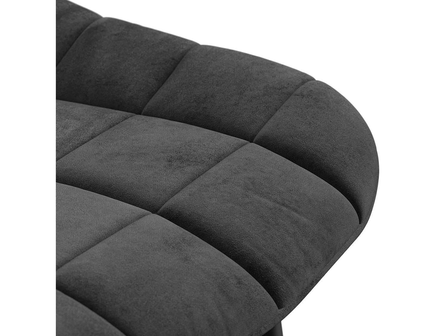 Set of 6 Nova Modern Velvet Dining Chair Padded Seat Metal Legs