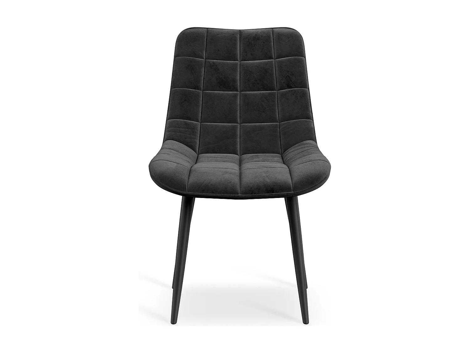 Set of 8 Nova Modern Velvet Dining Chair Padded Seat Metal Legs